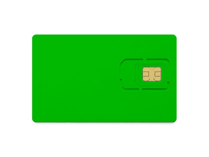 LINEMOの色のSIMカード