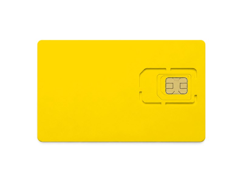 povoの色のSIMカード