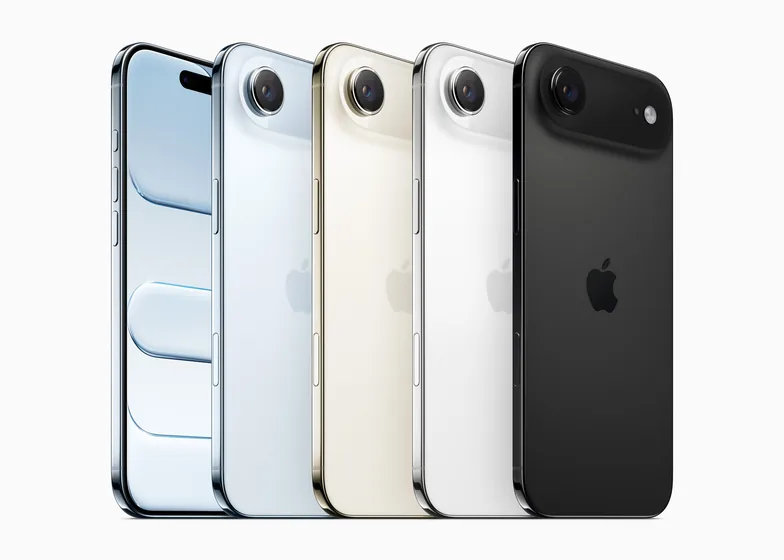iPhone Air の本体の色の並び