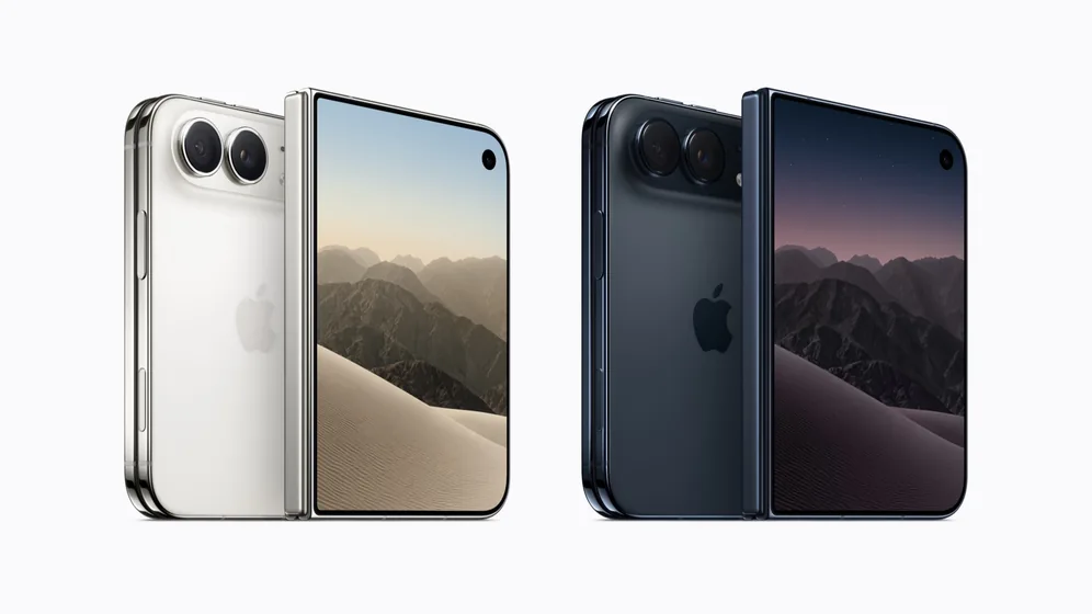 iPhone Duo の本体の色の並び(2色)